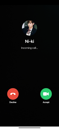 ENHYPEN Call, Fake Video Call Screen 2