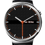 Carbon Fiber Dark Watch Face icon