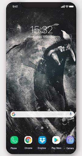 Android application Black Wallpapers HD Offline screenshort