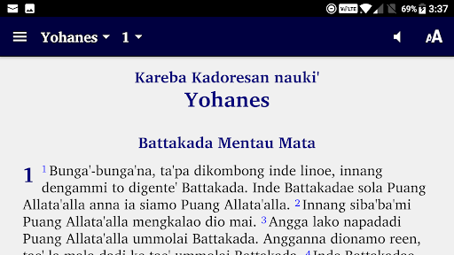 Android application Alkitab Mamasa screenshort