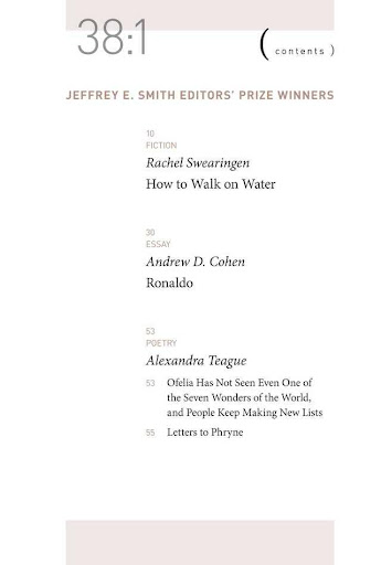The Missouri Review Screen 2