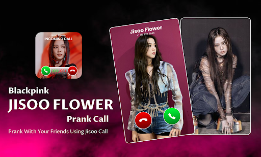 Android application Blackpink Jisoo Flower Prank screenshort