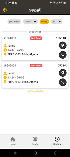 24Order Delivary Screen 3
