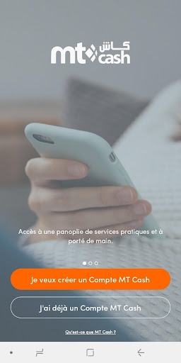 Android application MT CASH screenshort