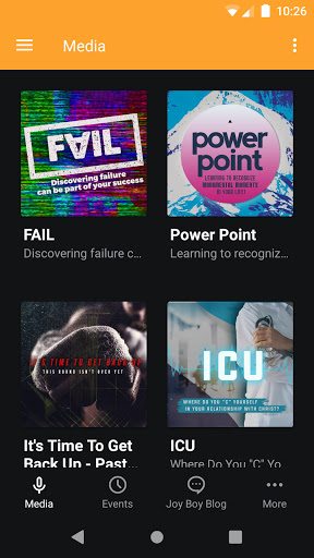 Android application Joy Church screenshort