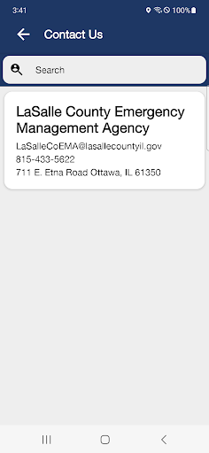 LaSalle County EMA Illinois Screen 3