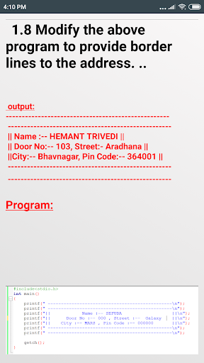C_ANSI : Programming_Exercises Screenshot 3 - AppWisp.com
