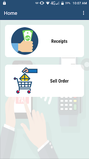 Android application Zagzoog Payment Receipt screenshort