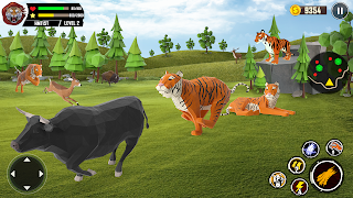 Wild Tiger Simulator Games - Screenshot 1