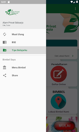 Bimbel Alam Privat Screen 2