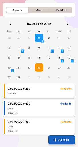 Customers, Orders and Budgets Screen 3