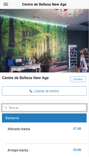 Android application Centro de Belleza New Age screenshort