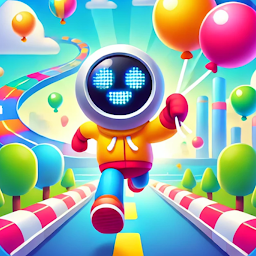 Balloon Fly Run: Race & Win