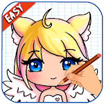 Cover Image of Télécharger How To Draw Cute Gacha GL  APK