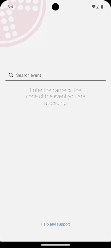 Android application Event Guide screenshort