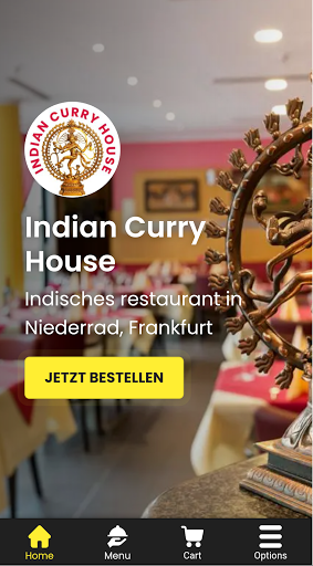 Android application Indian Curry House screenshort