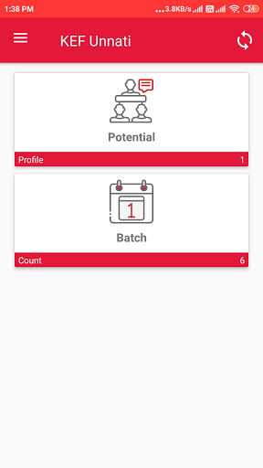 Android application KEF Unnati screenshort
