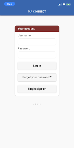 Android application MA Connect screenshort