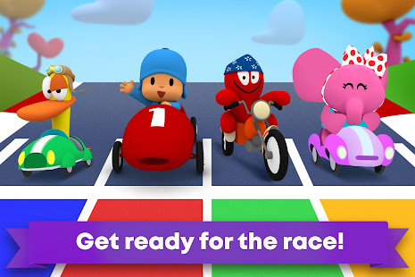 Pocoyo Racing: Kids Car Race  Screenshots 1