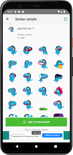 Sticker Anime Screen 2