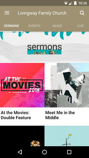 Android application Livingway Family Church screenshort