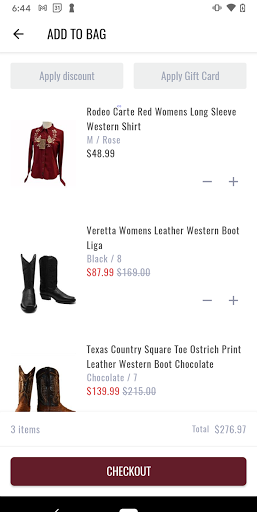 Gomez Western Wear Screenshot 4 - AppWisp.com