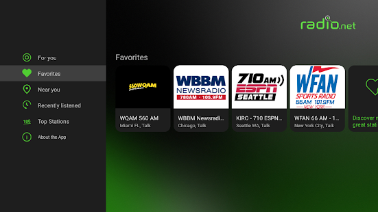 radio.net - AM FM Radio Tuner Screenshot