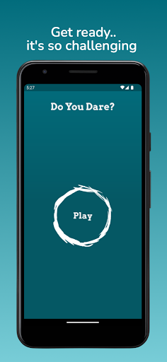 Android application Do you dare? screenshort