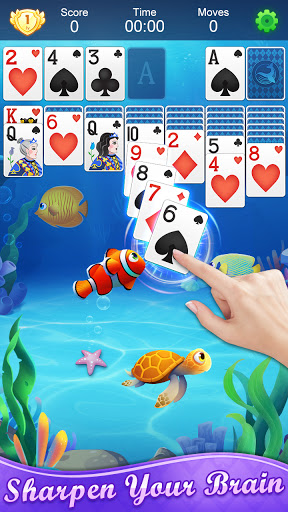 Solitaire Fish - Classic Klondike Card Game apkpoly screenshots 5