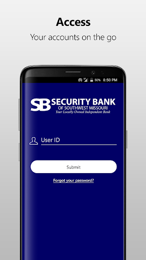 Android application SBSWMO Mobile Banking screenshort