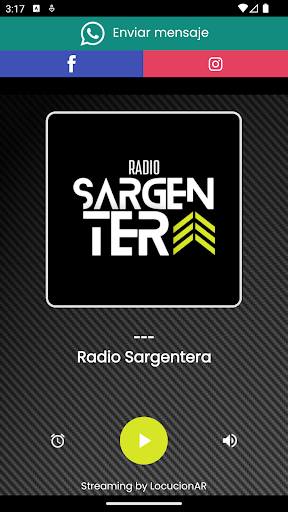 Android application Radio Sargentera screenshort