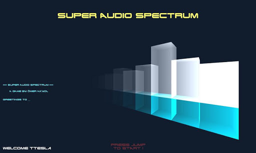 Android application Super Audio Spectrum screenshort