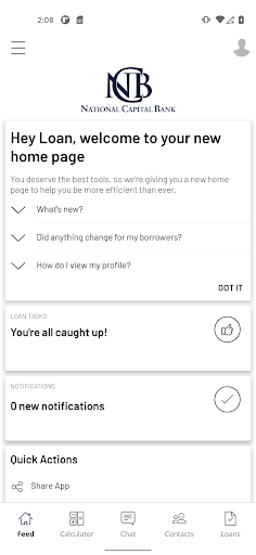 Android application NCB Home Loan screenshort