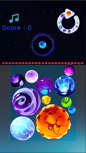 Android application Watermelon Planets 2048 screenshort
