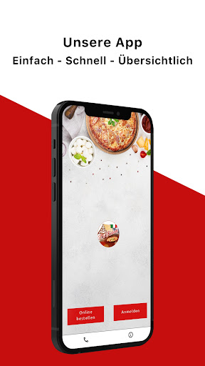 Android application Daroberto Pizzaservice screenshort