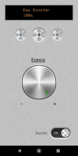 Android application Bass Booster screenshort