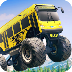 Crazy Monster Bus Stunt Race Download gratis mod apk versi terbaru