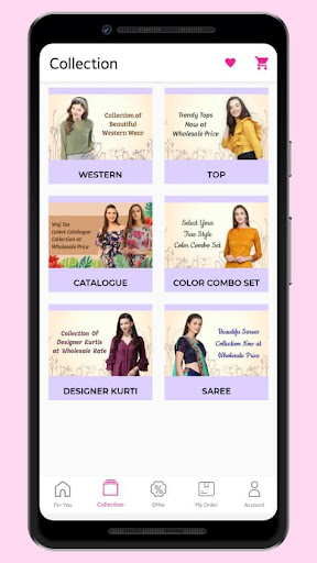 VrajTex - Kurtis & saree catal Screen 2