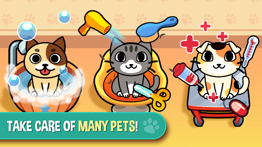 Wash and Treat Pets : help fluffy cats and puppies ! educational Kids Game  - FREE::Appstore for Android