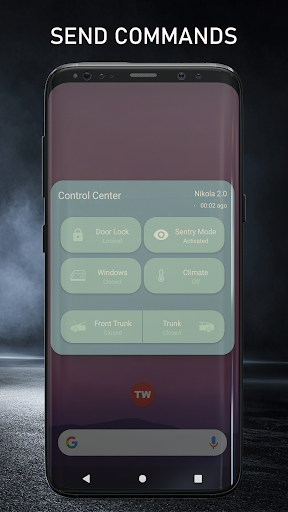 Tesla Widget - Stat & Command Screen 2