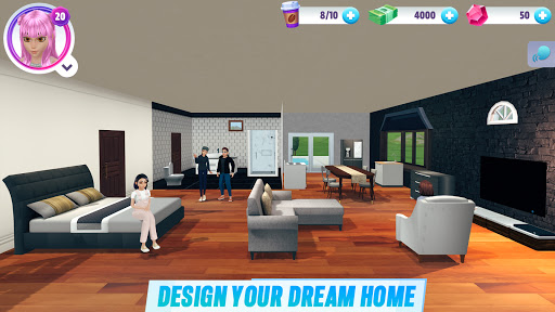 Virtual Sim Story: 3D Dream Home & Life  screenshots 10