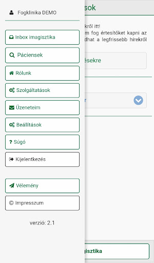 Fogklinika Screen 2