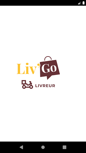 Android application Liv'Go DELIVERY screenshort