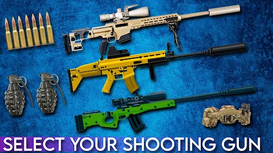 3D Sniper Shooting Gun Games