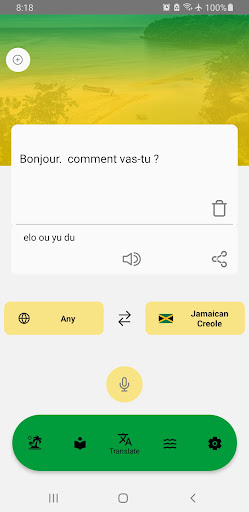 JamrAAk - Jamaican Translator Screen 3