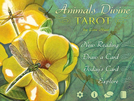 Screenshot of Animals Divine Tarot