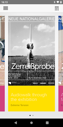 Android application Neue Nationalgalerie screenshort
