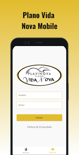 Android application Plano Vida Nova Mobile screenshort