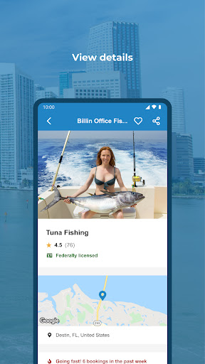 Screenshot of FishingBooker