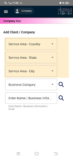 Android application Pontoon Station screenshort